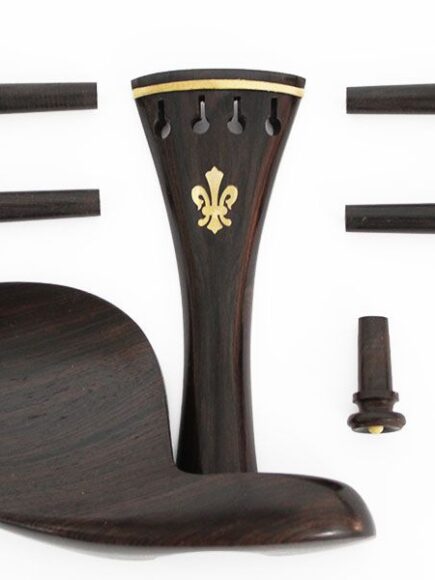 Montagem Para Violino 4/4 Ébano Flor de Lis