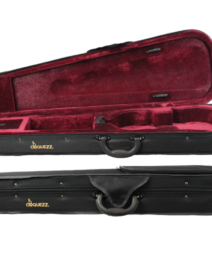 Estojo gota Orquezz para violino 4/4 interior vinho