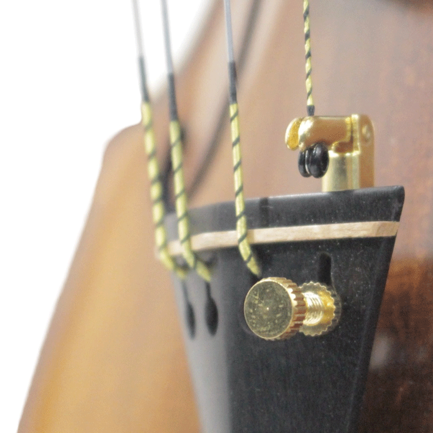 Micro afinador dourado para violino 4/4 - Imagem 6