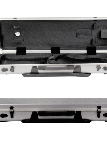 Estojo Orquezz Retangular de Fibra para Violino 4/4 - Prata