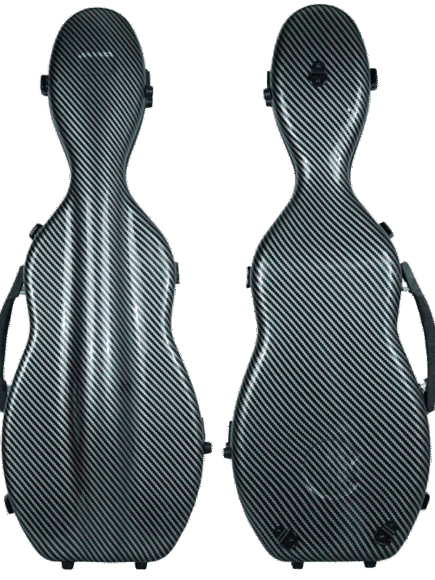 Estojo Case Fibra de Vidro Violino 4/4 Preto Carbono