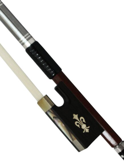 Arco Misto de Fibra de Carbono e Madeira Flor De Lis Violino 4/4