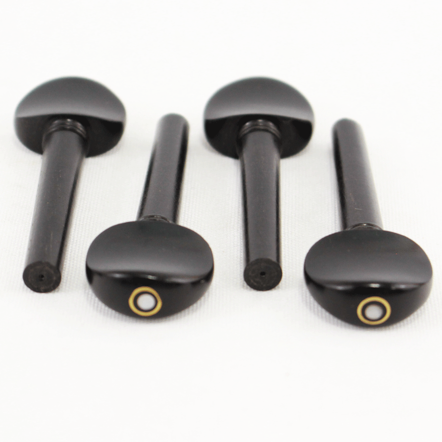 Montagem em Ébano Olho Paris Para Violino 4/4 - Imagem 4