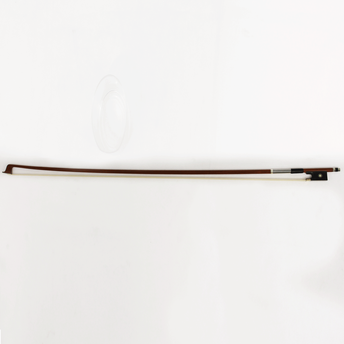 Arco Guarnição Prateada E Abalone Para Violino 4/4 - Imagem 7