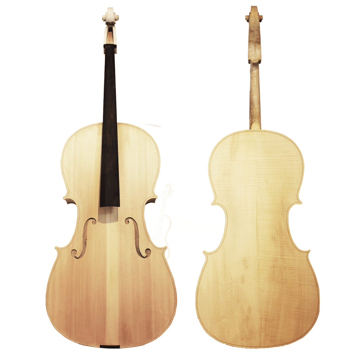 Violoncelo Top Rajado Inacabado 4/4 - Imagem 9