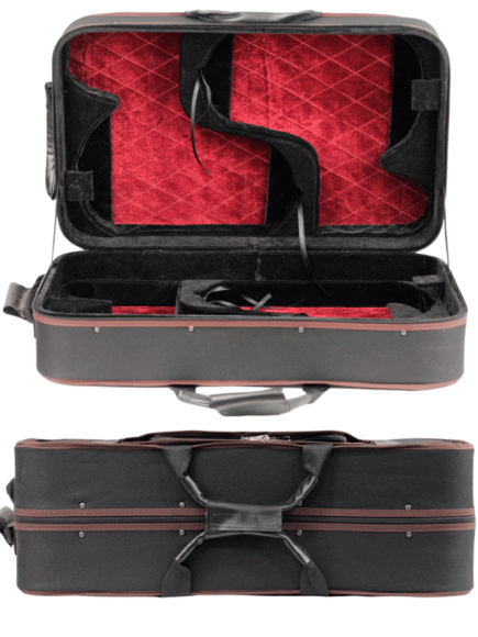 Estojo Orquezz Quadrado de Madeira para 4 Violinos 4/4