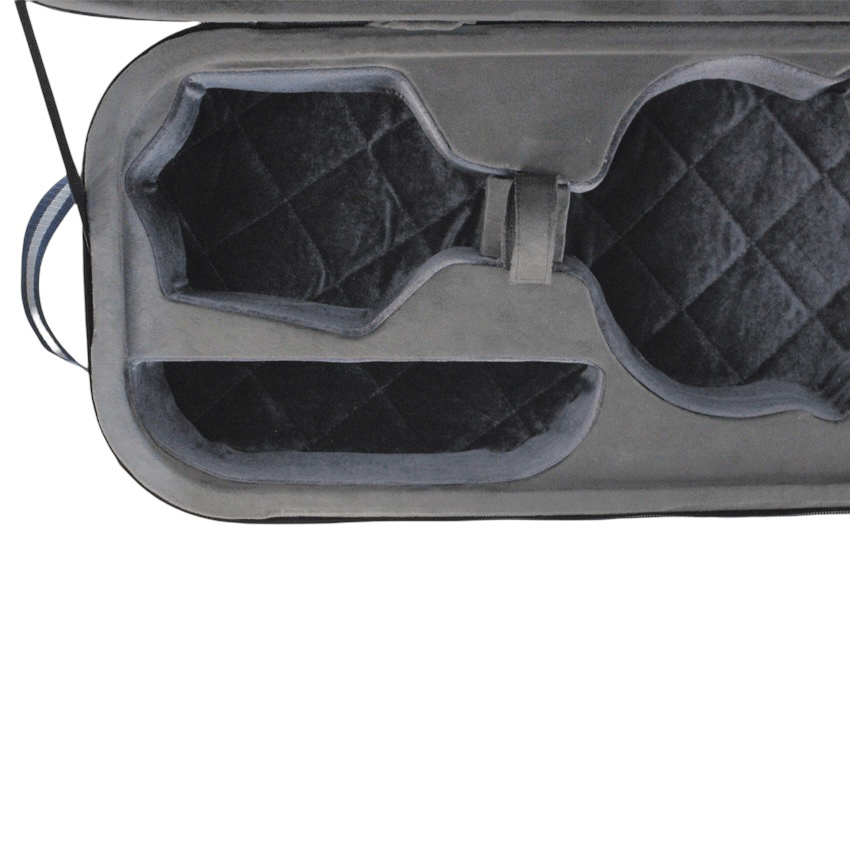 Estojo Orquezz Luxo Azul Claro Para Violino 4/4 - Imagem 4