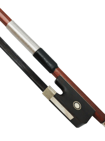 Arco estudante crina preta cromado para violoncelo 4/4