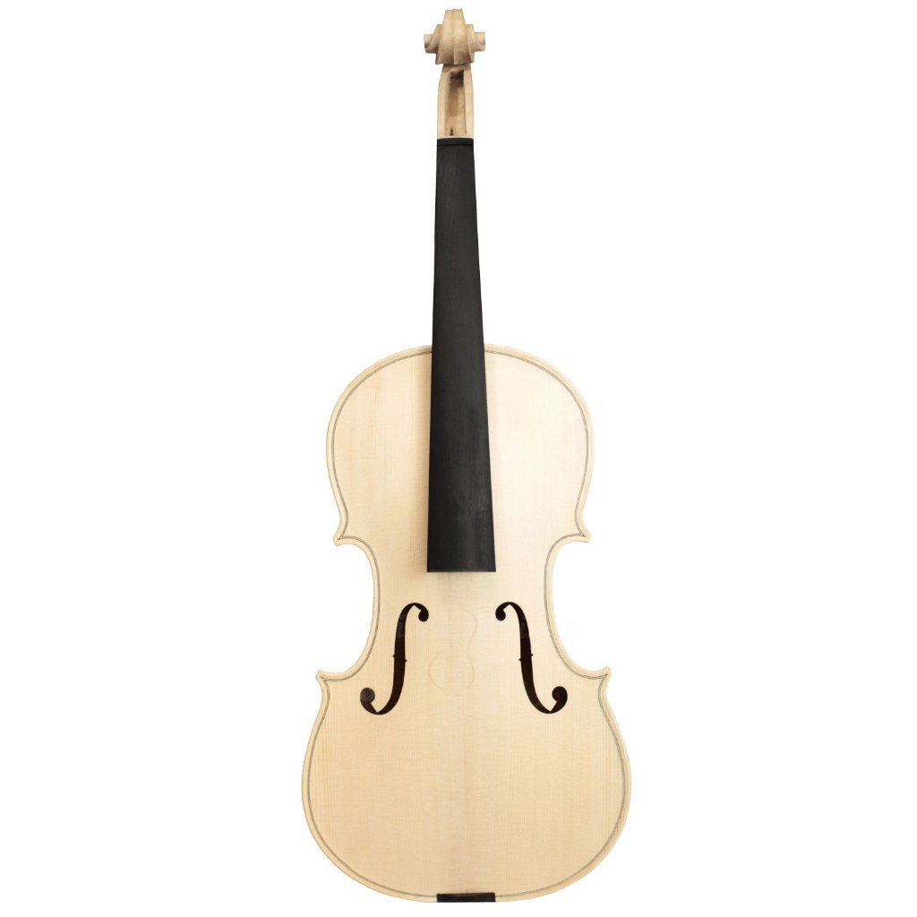 Violino Artesanal Modelo Stainer Misto Branco Inacabado 4/4 - Imagem 5
