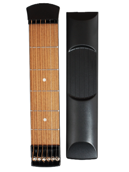 Guitarra Violão portátil de bolso 6 trastes Trainer