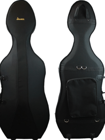 Estojo Orquezz luxo para violoncelo 4/4 Preto