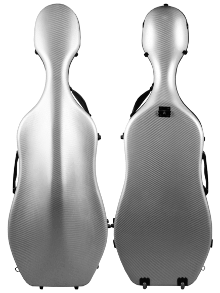 Estojo Orquezz Fibra de Vidro Violoncelo 4/4 Luxo Prata