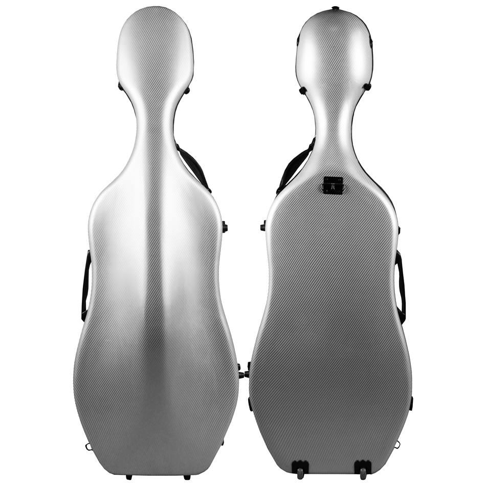 Estojo Orquezz Fibra de Vidro Violoncelo 4/4 Luxo Prata