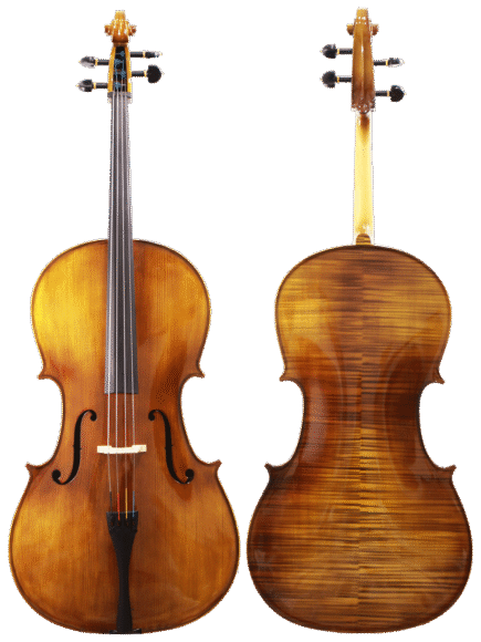 Violoncelo Intermediário 4/4 Orquezz Marezzado