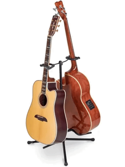 Suporte Duplo Para 2 Violão Guitarra Baixo Viola