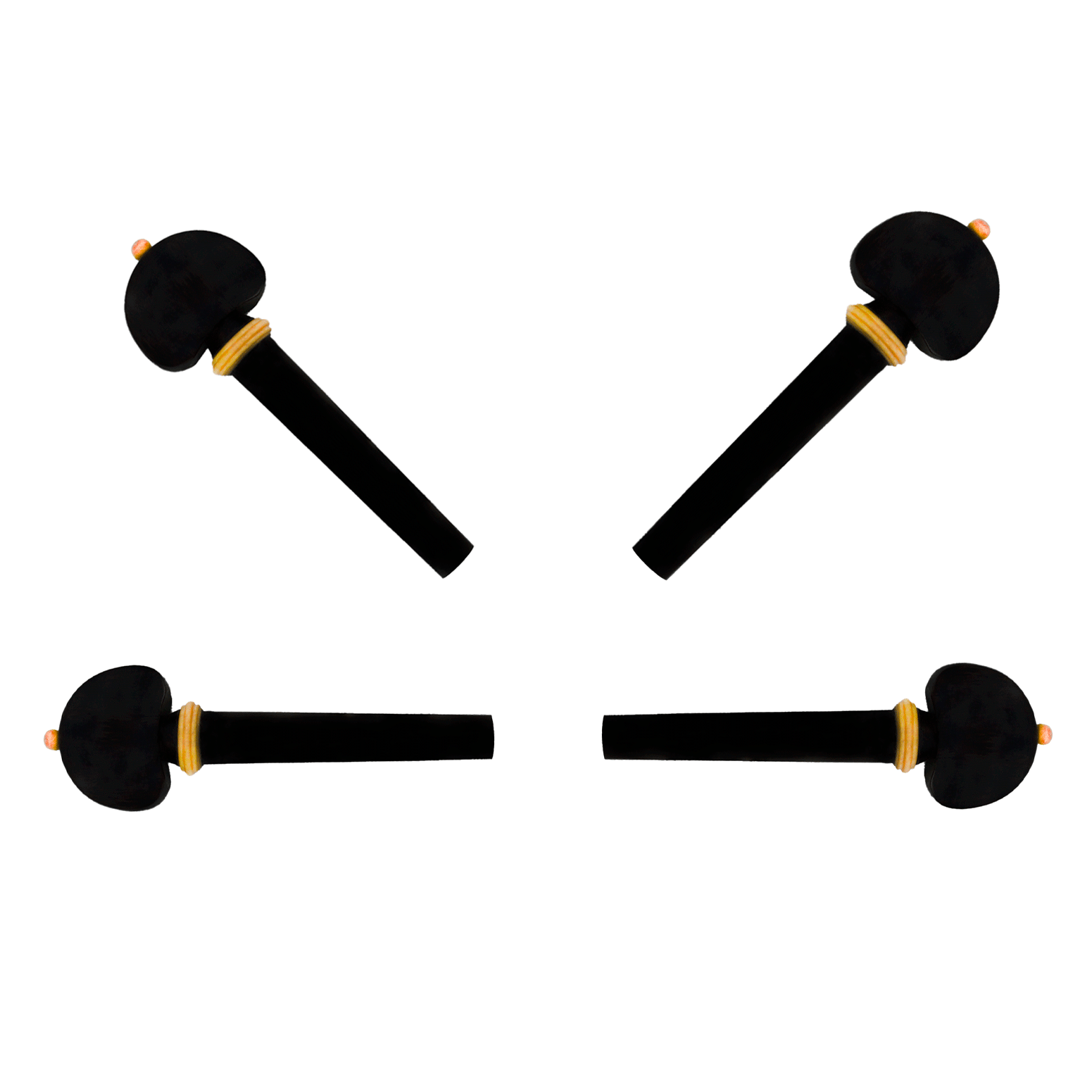 Kit de Montagem Para Violino 4/4 Ébano - Imagem 4