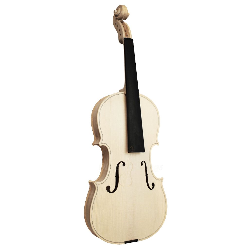 Violino Artesanal Modelo Stainer Misto Branco Inacabado 4/4 - Imagem 2