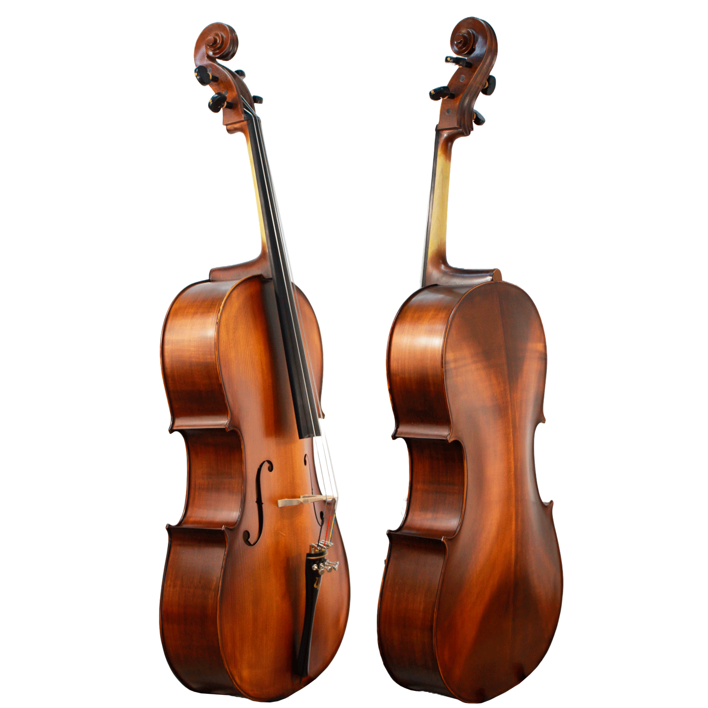 Violoncelo Feito à mão 4/4 Strad Fosco Escuro - Imagem 2