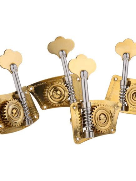 Kit 4 Tarraxas Mecânicas para Contrabaixo Acústico 4/4 e 3/4