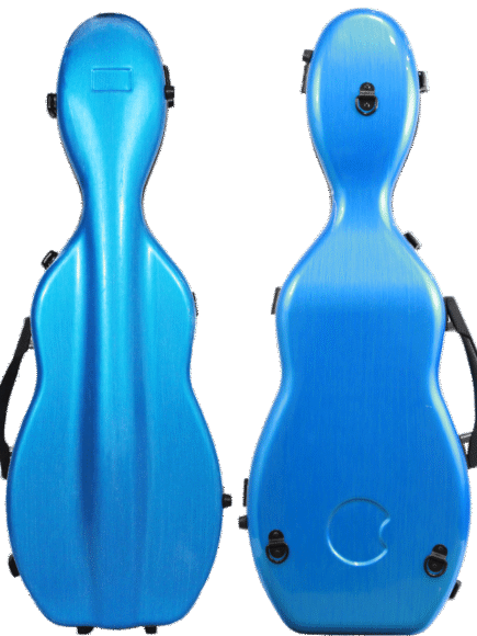 Estojo Case Fibra De Vidro Violino 4/4 Azul
