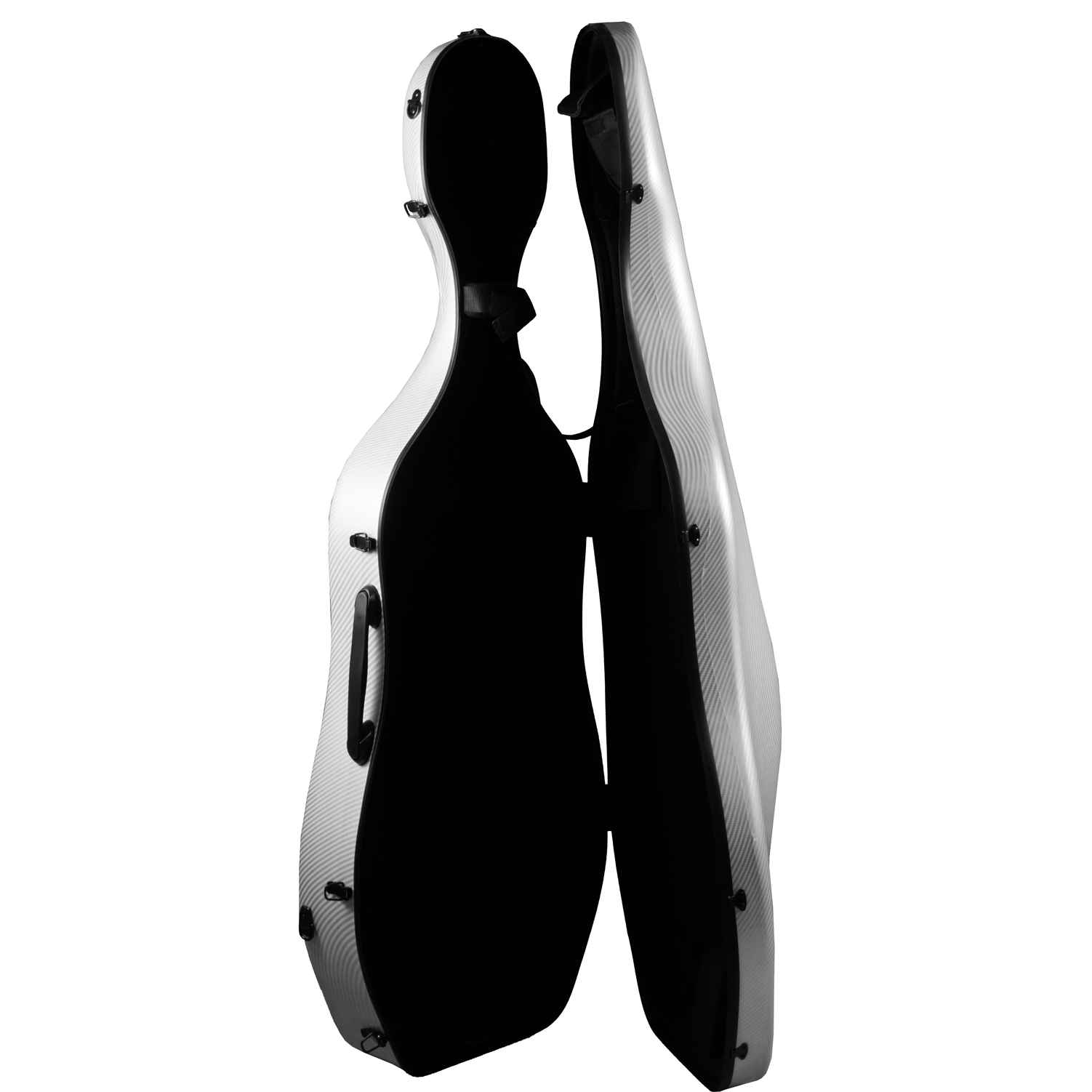 Estojo Orquezz Fibra de Vidro Violoncelo 4/4 Luxo Prata - Imagem 2