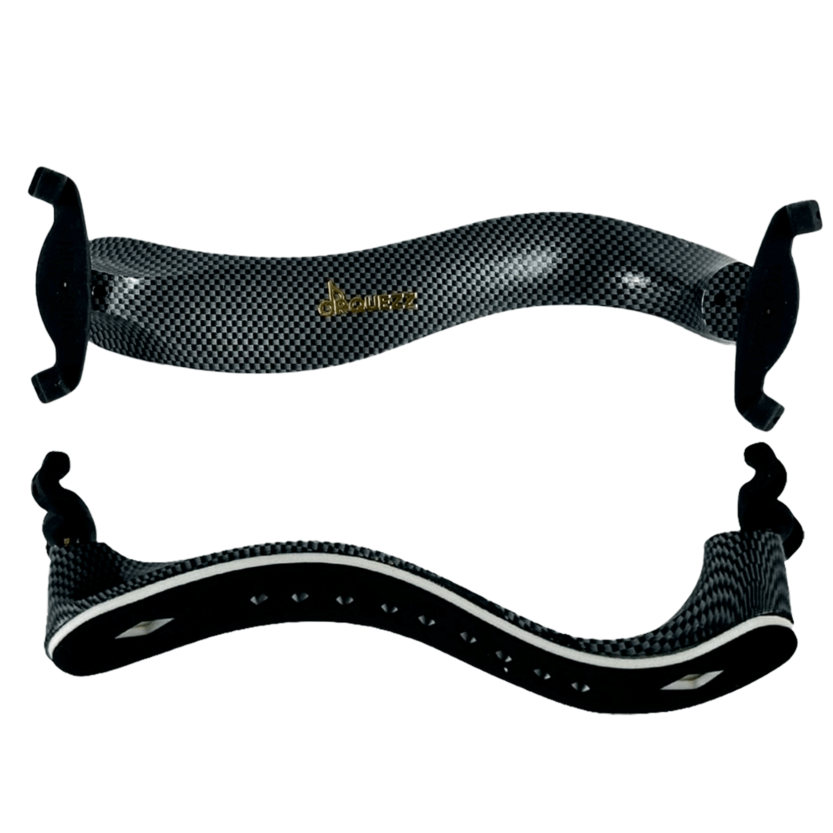 Espaleira Acrílica Orquezz para Violino 4/4 e 3/4 Preto