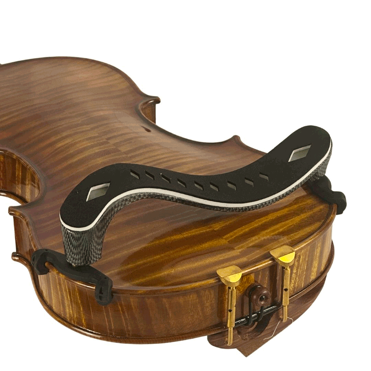 Espaleira Acrílica Orquezz para Violino 4/4 e 3/4 Preto - Imagem 5