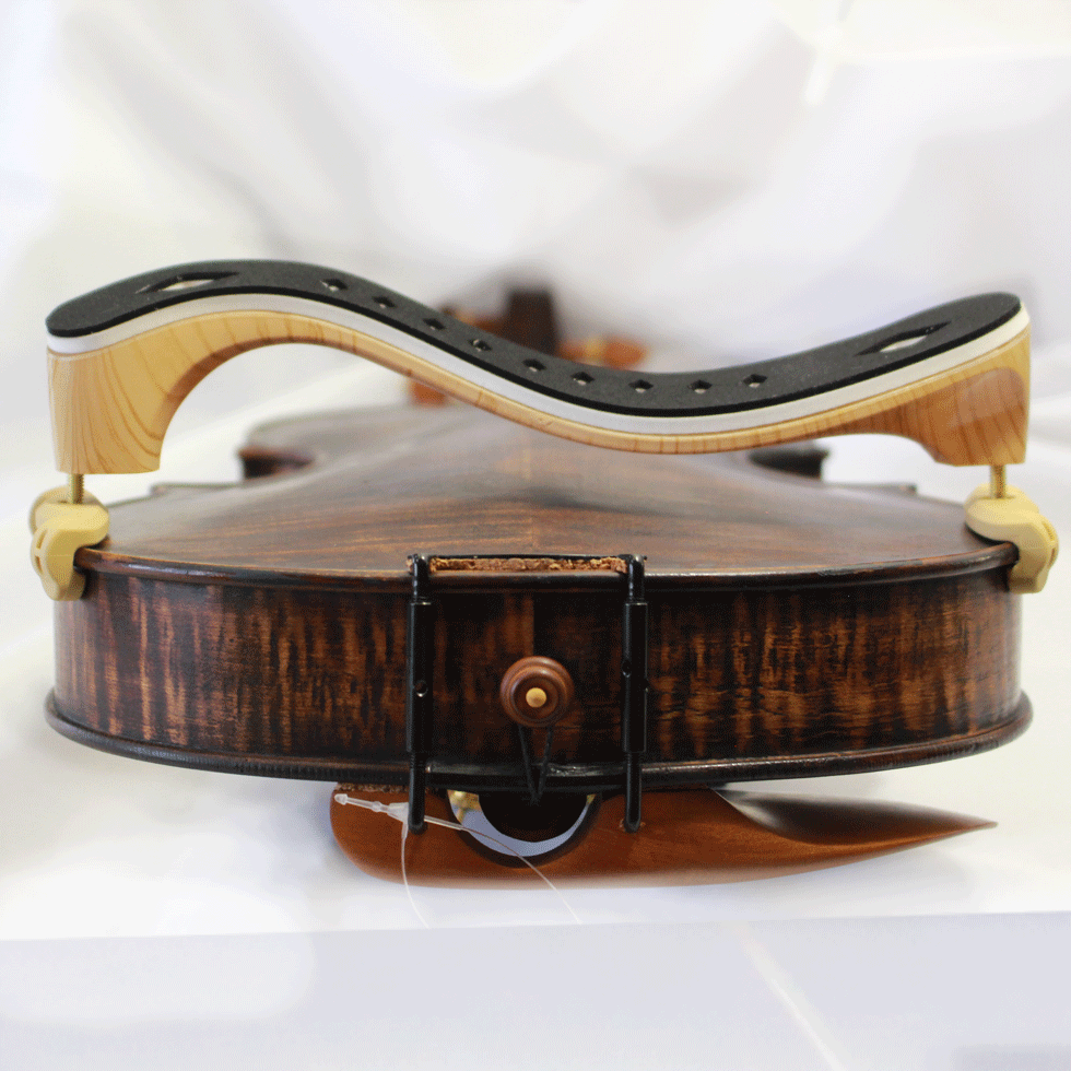 Espaleira Acrílica Orquezz para Violino 4/4 e 3/4 Marrom - Imagem 3