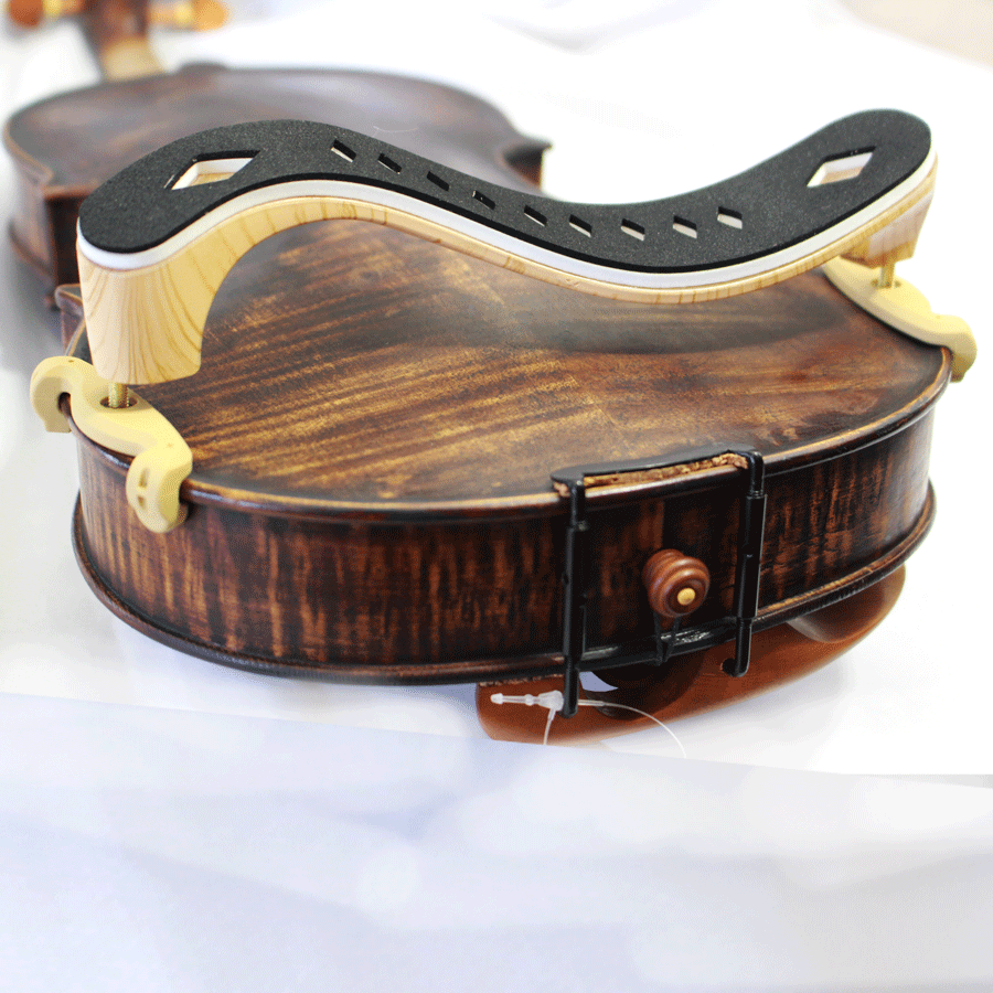 Espaleira Acrílica Orquezz para Violino 4/4 e 3/4 Marrom - Imagem 4