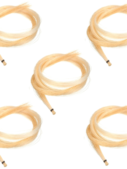 Kit com 5 crinas animal para arco violino/viola/violoncelo