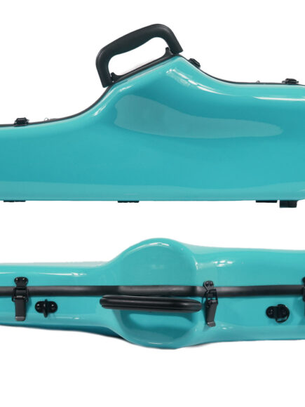 Estojo Case Orquezz de Fibra para Sax - Azul Pastel