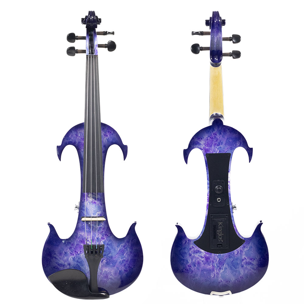 Violino Elétrico "Ancora" Kinglos Roxo/Azul