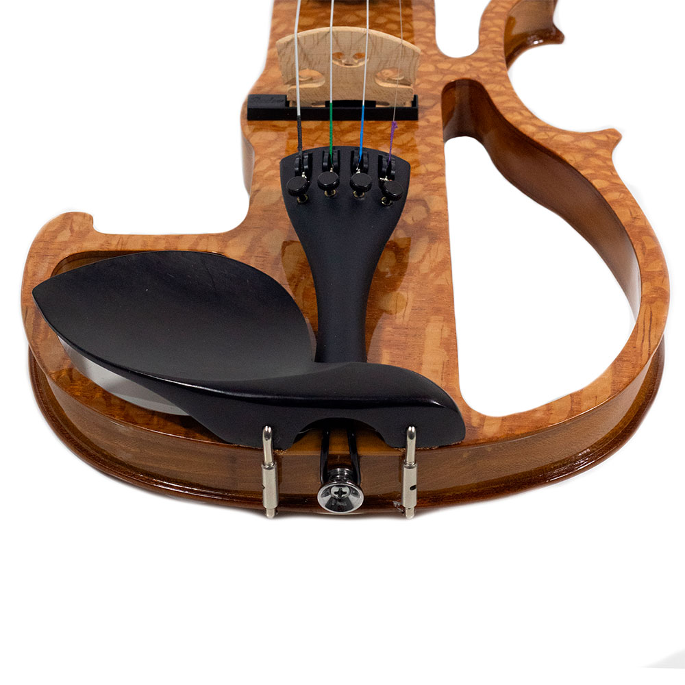 Violino 4/4 Elétrico Marrom Amadeirado Kinglos - Imagem 4