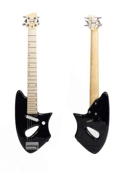 Guitarra Elétrica Preto Metálico Kinglos Mini Series