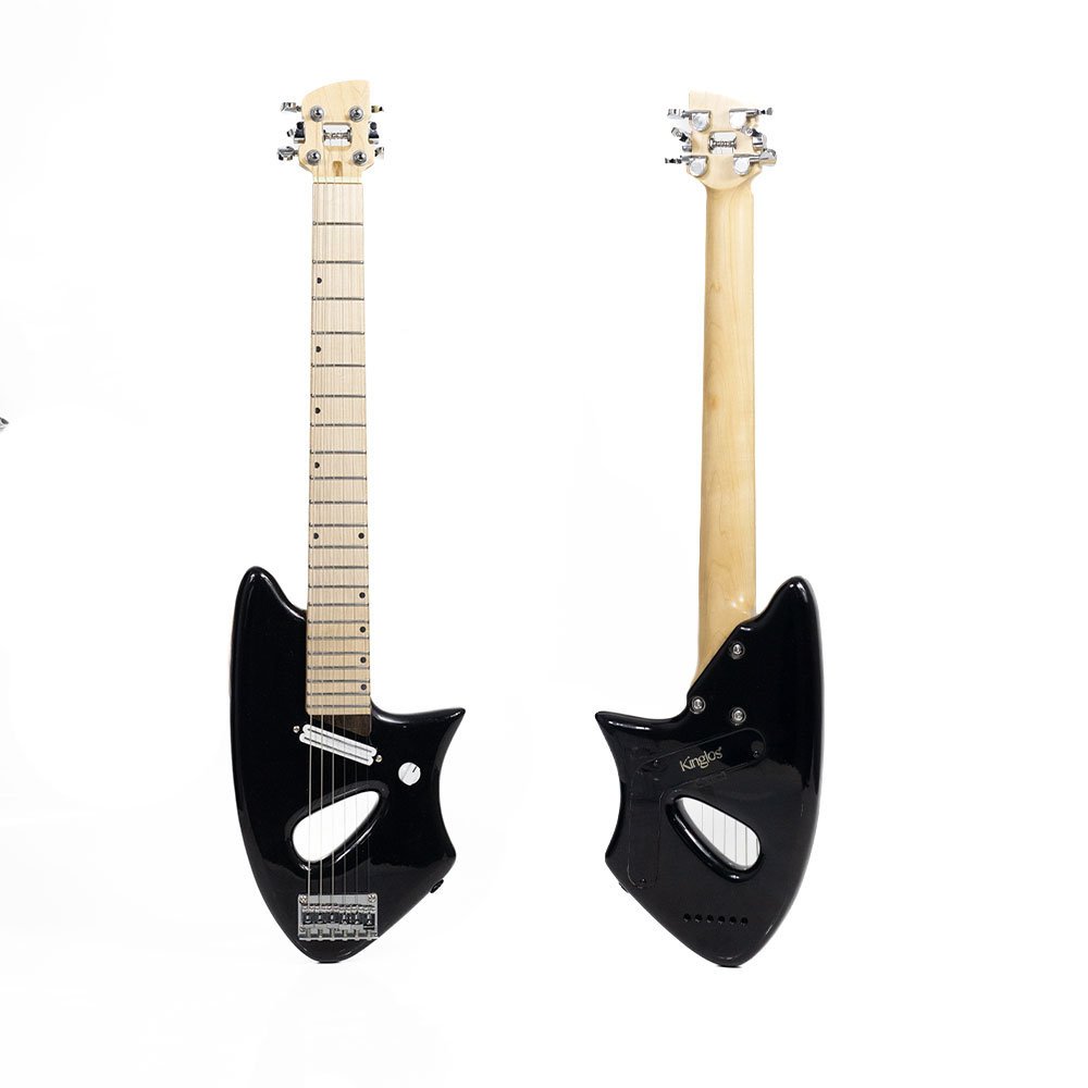 Guitarra Elétrica Preto Metálico Kinglos Mini Series