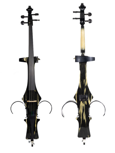 Violoncelo Elétrico Kinglos Preto Amadeirado 4/4