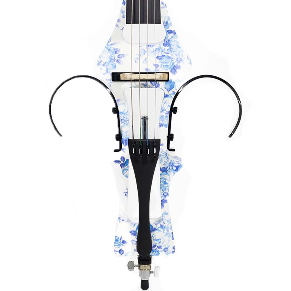 Violoncelo Elétrico Kinglos Azul Florido - Imagem 3
