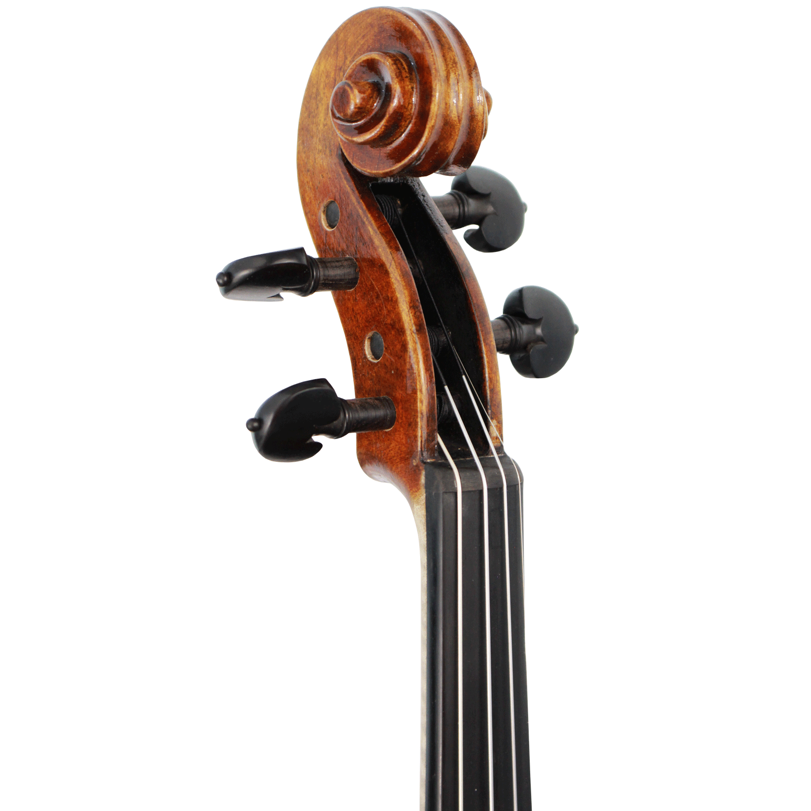 Violino feito à mão com fundo bipartido modelo strad AAA - Imagem 11