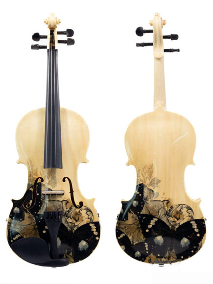 Violino Iniciante Elétrico e Acústico Maple Kinglos 4/4