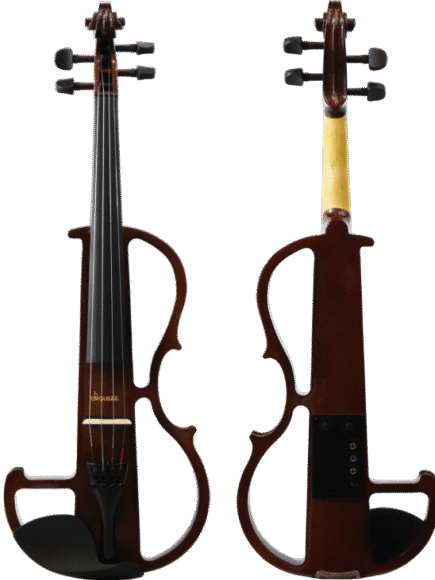 Violino Intermediário Elétrico Orquezz Spiccato 4/4: Marrom