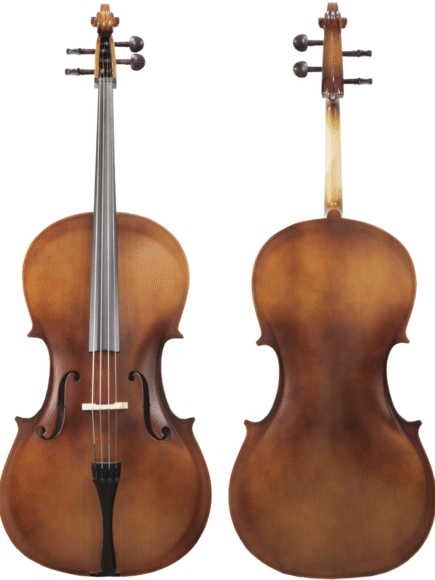 Violoncelo 4/4 iniciante Orquezz Cravelhas Ébano