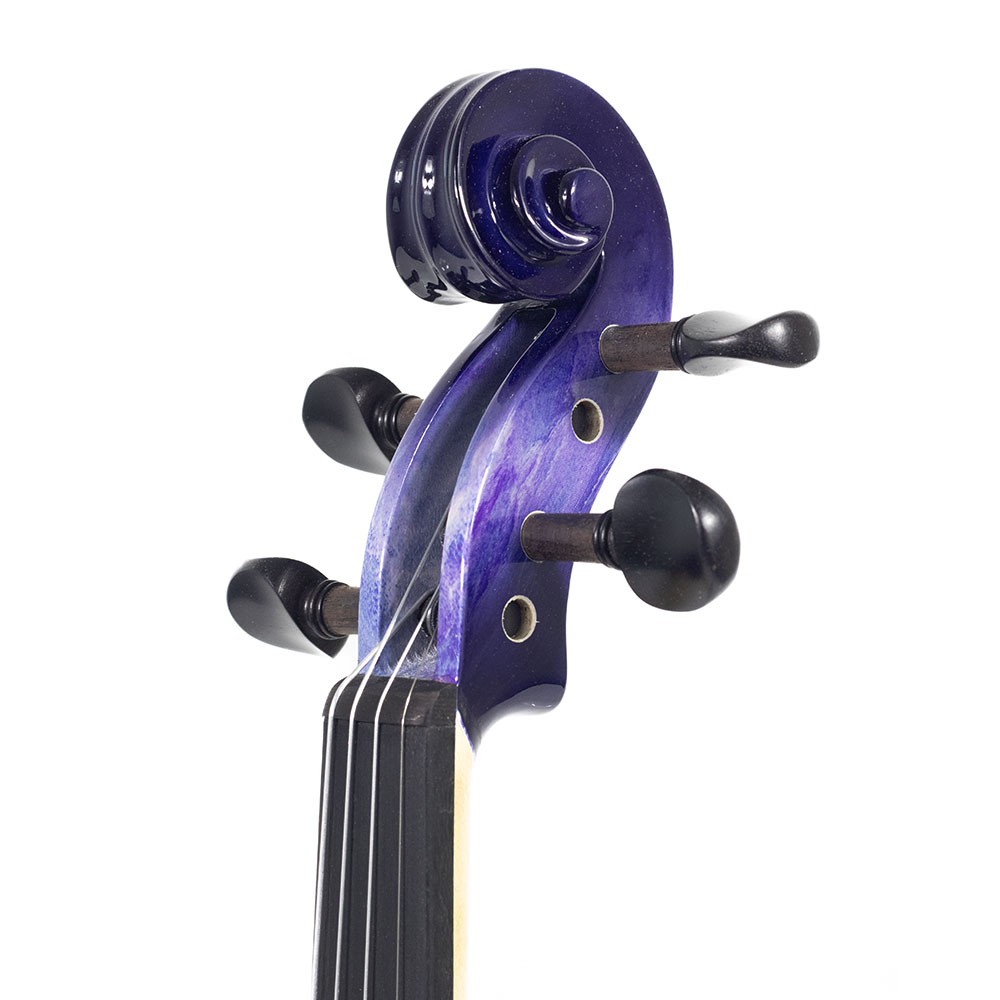 Violino Elétrico "Ancora" Kinglos Roxo/Azul - Imagem 6
