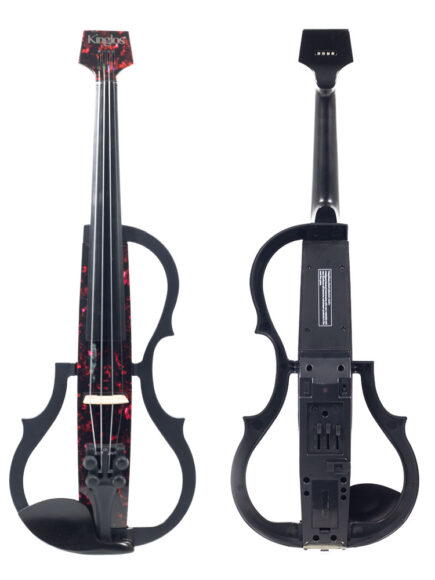 Violino Elétrico Vermelho "chama" Kinglos