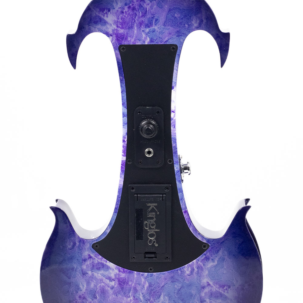 Violino Elétrico "Ancora" Kinglos Roxo/Azul - Imagem 4