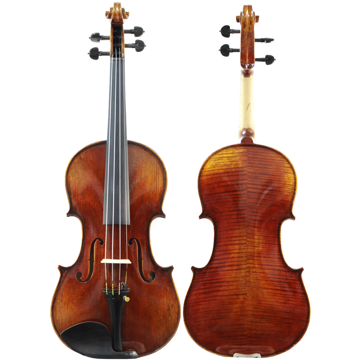 Violino feito à mão com fundo bipartido modelo strad AAA