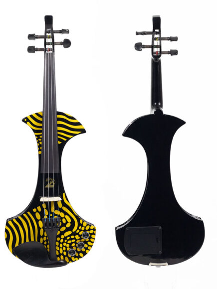 Violino Elétrico Preto/Amarelo 20 Aniversário Aileen AV-D501